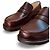 Mocassini Loewe in pelle marrone Marrone scuro - vista 13