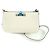 Borsa a tracolla in pelle Valentino Garavani Beige Crudo