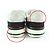 Baskets en cuir daim Chanel COCO Mark Noir Blanc - vue 8