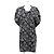 Vestido Louis Vuitton 2023AW Botanical Flower 100% Silk Negro Multicolor