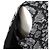 Vestido Louis Vuitton 2023AW Botanical Flower 100% Silk Negro Multicolor - vista 13