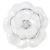 Anello Chanel Camellia Large in Oro Bianco e Diamanti - vista 2