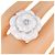 Anello Chanel Camellia Large in Oro Bianco e Diamanti - vista 5
