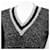 Chanel COCO Mark Kaschmirpullover Braun Schwarz  - Ansicht 7