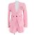 Autre Marque Conjunto de dos piezas de tweed Balmain Rosa