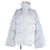 Giacca Piumino Sacai Multicolor Bianco Blu chiaro