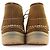 Mocassini in camoscio TOM FORD Marrone - vista 6
