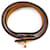 Bracelet en cuir Hermès Mini Kelly Double Tour Lucky Daisy Marron  - vue 6