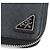Prada Saffiano Langbrieftasche mit Dreieckslogo Schwarz - Ansicht 6