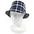 Dior Oblique Bucket Hat mit Karomuster Blau Marineblau