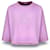 Cropped Loewe Anagram Morada de Algodón Púrpura  - vista 7