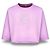 Cropped Loewe Anagram de Algodón Rosa - vista 8