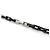Bracciale in metallo con catena Monogram Louis Vuitton Nero Argento - vista 2