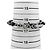 Bracciale in metallo con catena Monogram Louis Vuitton Nero Argento - vista 4