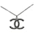 Collana Chanel Coco Mark B10A Nero  - vista 1