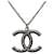 Collana Chanel Coco Mark B10A Nero  - vista 2