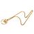 Collana Chanel Logo Placcata Oro D'oro - vista 3