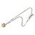 Collana Chanel Coco Mark Motivo Trifoglio Beige - vista 3