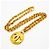 Collana Chanel placcata oro D'oro - vista 3
