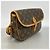 Borsa a tracolla Louis Vuitton Monogram Gibeciere PM Marrone - vista 2