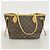 Borsa Tote Louis Vuitton Monogram Neverfull PM Marrone - vista 11