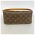 Borsa a tracolla Louis Vuitton Monogram Looping MM Marrone - vista 3
