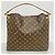 Borsa a tracolla Louis Vuitton Monogram Graceful MM Marrone - vista 9