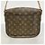 Borsa a tracolla Louis Vuitton Monogram Saint Cloud GM Marrone - vista 12
