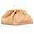 Borsa a mano pouch Bottega Veneta in pelle beige