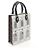 Borsa a mano Louis Vuitton x Fornasetti Petite Sac Plat Monogram Marrone Nero Bianco - vista 2