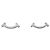 Orecchini Tiffany & Co. T Smile in oro bianco 18K