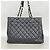 Borsa Tote Chanel in pelle di vitello martellata nera Nero - vista 10