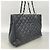 Borsa Tote Chanel in pelle di vitello martellata nera Nero - vista 2
