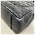 Borsa Tote Chanel in pelle di vitello martellata nera Nero - vista 6