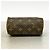 Borsa a mano Louis Vuitton Monogram Mini Speedy Marrone - vista 3