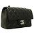 Timeless Borsa a tracolla Chanel Mini Matelassé con catena Nero - vista 2