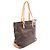 Borsa Cabas Mezzo Monogram Louis Vuitton Marrone - vista 2
