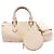 Louis Vuitton Papillon BB 2-Way Handtasche Beige Golden Roh