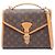 Borsa a mano 2-Way Louis Vuitton Bel Air Monogram Marrone