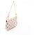 Borsa Louis Vuitton Mini Pochette Accessoires Rosa Bianco Multicolore - vista 2