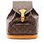 Zaino/Borsa Louis Vuitton Montsouris MM Monogram Marrone