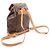 Zaino/Borsa Louis Vuitton Montsouris MM Monogram Marrone - vista 2