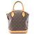 Bolso de mano Louis Vuitton Lockit Monogram Castaño