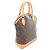 Bolso de mano Louis Vuitton Lockit Monogram Castaño - vista 2