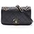 Borsa Chanel Matelassé in pelle di agnello nera Nero