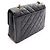Borsa a tracolla Chanel Matelassé Diana Flap Nero - vista 2