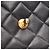 Borsa a tracolla Chanel Matelassé Diana Flap Nero - vista 9