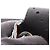 Borsa a tracolla Chanel Round Flap in pelle di vitello martellata nera Nero - vista 6