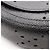 Borsa a tracolla Chanel Round Flap in pelle di vitello martellata nera Nero - vista 8