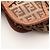 Bolso de hombro Fendi Zucchino Castaño Beige - vista 6